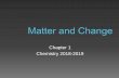 Chapter 1 Chemistry 2018-2019 - Amazon S3 · Mixture: ›A mixture is a blend of two or more kinds of matter, each of which retains its own identity and properties. Mixed together