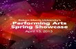Robert Morris University’s Performing Arts Spring Showcase Spring program_2013.pdf · Cantaloupe Island Herbie Hanccock, Soloists: Jose Soto, trumpet; Larry Larys, guitar, arr.