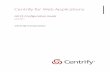 AD FS Configuration Guide - Centrify · Working with AD FS 1.0 AD FS Configuration Guide 10 Components of the account partner There are three physical components are associated with