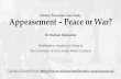 History Extension Case Study Appeasement Peace or War? History Extension Case Study ... just as Hitler,