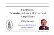 Feedback Transimpedance & Current Amplifiersextras.springer.com/2006/978-0-387-25746-4/Chapter_14.pdf · Feedback Transimpedance & Current Amplifiers. Willy Sansen 10-05 142 Table