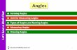 Angles - tcss.edu.hk · Forming Angles 3 An angle is formed when two straight lines meet at a point. arm angle arm The two lines are called the arms. The point where the straight