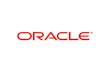 - Oracle · Performance Tuning Use the best tools SQL Tuning Sets, Database Replay Identify tuning methods Profiles Query rewrite Parallelism Best practice: