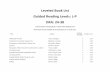 Leveled Book List L to P - Olmsted Falls City Schools Book List L to P.pdfLeveled Book List Guided Reading Levels: L‐P DRA: 24‐38 A Parent Guide to Finding Books at Their Child’s