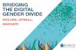 BRIDGING THE DIGITAL GENDER DIVIDE - Valore D · The gender divide in Internet use is widening. While the global digital gender divide in Internet usage remained almost unchanged