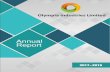 Annual Report - Olympia Industries Ltd€¦ · 2017 Olympia Industries Limited 1 Annual Report -18 Annual Report 2017 Notice To The Members, Olympia Industries Limited Notice is hereby