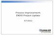 Process Improvement: ENDO Project Updateicare.flaglerhospital.org/documents/EndoProject2012.pdf · Example of an efficiency project Pam Barberi, Director of Surgical Services Billy