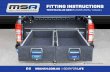 TOYOTA HILUX GEN 7 (2005-2015 / A Deck) - MSA 4X4 …...6 TOYOTA HILUX GEN 7 1 Prepare the vehicle by removing the tray liner if one is installed. 2 Clean, vacuum and wipe down the