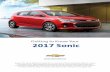 Getting to Know Your 2017 Sonic - Chevrolet€¦ · Getting to Know Your Review this Quick Reference Guide for an overview of some important features in your Chevrolet Sonic. More