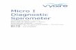 Micro I Diagnostic Spirometer - Vyaire Medical · 2019-05-13 · Spirometer Instruktionsbok – Svenska ... krävs inte enskild kalibrering innan ett test utförs. Vyaire kan leverera