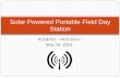 Solar Powered Portable Field Day Station - QSL.net Powered Portable Field... · A Solar Powered, Portable Field Day Station. ... Entire system run on Solar charged battery power Solar