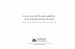 Community Sustainability: A Framework for Action · Formed in 2007, the Corvallis Sustainability Coalition is the flagship organization for sustainability in Benton County, Oregon.