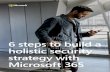 6 steps to build a holistic security Microsoft 365 · • Gain a holistic view of your entire network, including cloud and hybrid environments. • Build an ecosystem of security