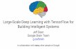Google Brain Team Building ... - ACM Learning Center · Large-Scale Deep Learning with TensorFlow for Building Intelligent Systems Jeff Dean Google Brain Team g.co/brain In collaboration