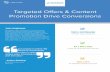 Targeted Offers & Content Promotion Drive Conversions€¦ · content and deliver personalized messages without the need of developers. THE RESULTS Since launching Evergage, Brainshark