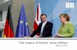 The impact of Brexit: Asian edition - Global Counsel€¦ · path to Brexit - and beyond - would be long and uncertain, taking ten years or more. The impact of Brexit through the