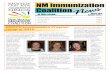 NM Immunization Coalition - University of New Mexico...Volume 13 No. 1 Continued on Page 4 Rebecca Gehring Lisa Jacques-Carroll Erica Martinez-Lovato Page 2 New Mexico Immunization