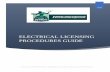 ELECTRICAL LICENSING PROCEDURE GUIDE - Detroit DEFINITIVE...3. Select VMET document (DD-2586) and Submit (print your VMET) 4. Select Cover letter and Submit (print your cover letter)