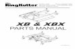 XB & XBX - Equipment · 2013-06-25 · XB & XBX KUTTER PARTS. 14 FLEX HITCH XB REAR FINISHING MOWER. 15 Ref. No. Part Name Part Number 1 Top Cover 124684 2 Gearbox Plate 403029 3