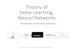 Theory of Deep Learning, Neural Networks...Neural networks 2.3 (1989) Cybenko, George. "Approximation by superpositions of a sigmoidal function." Mathematics of control, signals and