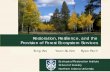 Restoration, Resilience, and the Provision of Forest ...conference.ifas.ufl.edu/aces10/Presentations... · Provision of Forest Ecosystem Services. ... Ecological Restoration Institute.