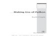Making Use of Python - Free160592857366.free.fr/joe/ebooks/tech/Wiley Making Use of Python.pdf · Python, including Guido van Rossum, maintained Pythonlabs. In October 2000, the lead