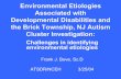 Environmental Etiologies Associated with Developmental ... · Environmental Etiologies Associated with Developmental Disabilities and the Brick Township, NJ Autism Cluster Investigation: