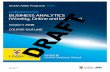 MBAX9135 BUSINESS ANALYTICS (Weekly, Online and Intensive ...€¦ · Business Analytics 1 Session 1, 2018 – Weekly and Online BUSINESS ANALYTICS Week Week begins Unit Assignment