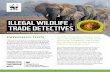 ILLEGAL WILDLIFE TRADE DETECTIVES - WWF · the world. Objectives • To learn what illegal wildlife trade means and why some species are at risk of extinction • To explore where