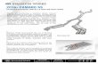 2016+ CAMARO SS - Stainless Works · 2016+ CAMARO SS CATBACK INSTALLATION INSTRUCTIONS PAGE 4 20. If so equipped from the factory, reconnect the wire connectors onto the tailpipe