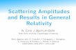 Scattering Amplitudes and Results in General Relativity · Scattering Amplitudes and Results in General Relativity N. Emil J. Bjerrum-Bohr Niels Bohr Institute, Copenhagen University