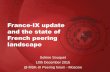 France-IX update and the state of French peering...History of peering in France From 1995 to 2009: Creation of several IXPs in Paris with different models 2009: Survey among the French