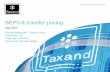 BEPS & transfer pricing · Assure that transfer pricing outcomes are in line with value creation Action 9 –Risks and capital Shareholders activities “Develop rules to prevent