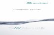 Company Proﬁ le - groninger · Innovation is our daily business. Products Specialized machinery for the pharmaceutical & cosmetics industries Locations Crailsheim, Schnelldorf,