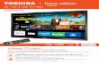 32LF221U19 MKTG 18-0210 V1 - Toshiba...Fire TV Edition seamlessly integrates live over-the-air TV and streaming channels on a unified home screen Endless Entertainment – Netflix,