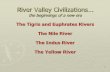 River Valley Civilizations… - Mr Bush · Characteristics of Civilizations What this looked like in river valley civilizations: Cities . Cities supported large populations of over