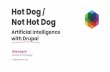 Hot Dog Not Hot Dog · Outline 1. Artificial Intelligence 2. Machine Learning 3. Computer Vision 4. Google Vision API 5. Demos Not Hot Dog Drupal module 6. Conclusion