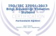 ISO/IEC 27001:2013 Bilgi Güvenliği Yönetim Sistemi · Bilgi Güvenliği Yönetim Sistemi Farkındalık Eğitimi Alper Öztürk ISO/IEC 27001:2013 Badenetçi. ... •Eğitim Eksikliği