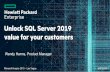 Unlock SQL Server 2019 value for your customers€¦ · Unlock SQL Server 2019 value for your customers Wendy Harms, Product Manager. Use cases SQL Server for mission-critical workloads