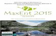 35th International Workshop on Bayesian Inference and Maximum … · 2015-07-20 · 35th International Workshop on Bayesian Inference and Maximum Entropy Methods in Science and Engineering