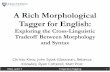 A Rich Morphological Tagger for English - Ryan Cotterellal.eacl17.pdf · "Enriching Morphologically Poor Languages for Statistical Machine Translation." In Proceedings of ACL-2008: