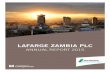 Lafarge Zambia PLC · I have the pleasure of presenting lafarge Zambia plC‘s results for 2015. 2015 was a year of change for lafarge Zambia during which we were able to become part