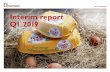 Interim report Q1 2019 · Q1 2018 Q3 2018 Q1 2019 DKKm 0 20 40 60 80 100 Q1 2017 Q3 2017 Q1 2018 Q3 2018 Q1 2019 Developments in Q1 2019 Hartmann continued to grow volume sales in