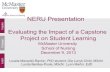 NERU Presentation...2013/12/09  · Lead. NERU Presentation Evaluating the Impact of a Capstone Project on Student Learning McMaster University School of Nursing December 9, 2013 Louela