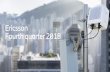 Ericsson fourth quarter 2018€¦ · Market area sales FY 2018, YoY 2017 North East Asia SE Asia Oceania & India Middle East & Africa Europe & Latin America North America 2018-8%