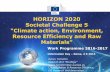 HORIZON 2020 Societal Challenge 5 Climate action ...apre.it/media/291530/draft_sc5-wp2016-2017_master_with_speakings_rt.pdfHORIZON 2020 Societal Challenge 5 "Climate action, Environment,