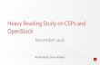 Heavy Reading Study on CSPs and OpenStack...Source: Heavy Reading service provider survey, August 2016, n=92-104 To manage our internal cloud To manage our customer-facing public cloud