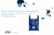 Quick Start Guide (V1.0 May2015) - STMicroelectronics · Key Products on board M24SR The M24SR device is a dynamic NFC/RFID tag IC with a dual interface that embeds a 64-kbit EEPROM.