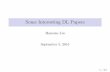 Some Interesting DL Papersnyc.lti.cs.cmu.edu/classes/11-745/F16/Slides/Hanxiao-DL.pdfDeep Reinforcement Learning \Benchmarking Deep Reinforcement Learning for Continuous Control",