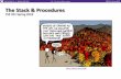 The Stack & Procedures - courses.cs.washington.edu...Virtual memory Memory allocation Java vs. C L11: The Stack & Procedures CSE351, Spring 2018 Mechanisms required for procedures